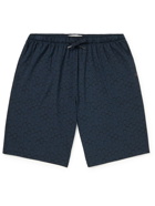 Derek Rose - London Printed Micro Modal Jersey Pyjama Shorts - Blue