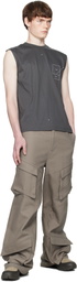 HELIOT EMIL Gray Retina Tank Top