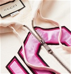 Gucci - Logo-Appliquéd Cotton-Jersey Zip-Up Hoodie - Multi