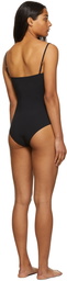 TOTEME Black One-Piece Bra Swimsuit