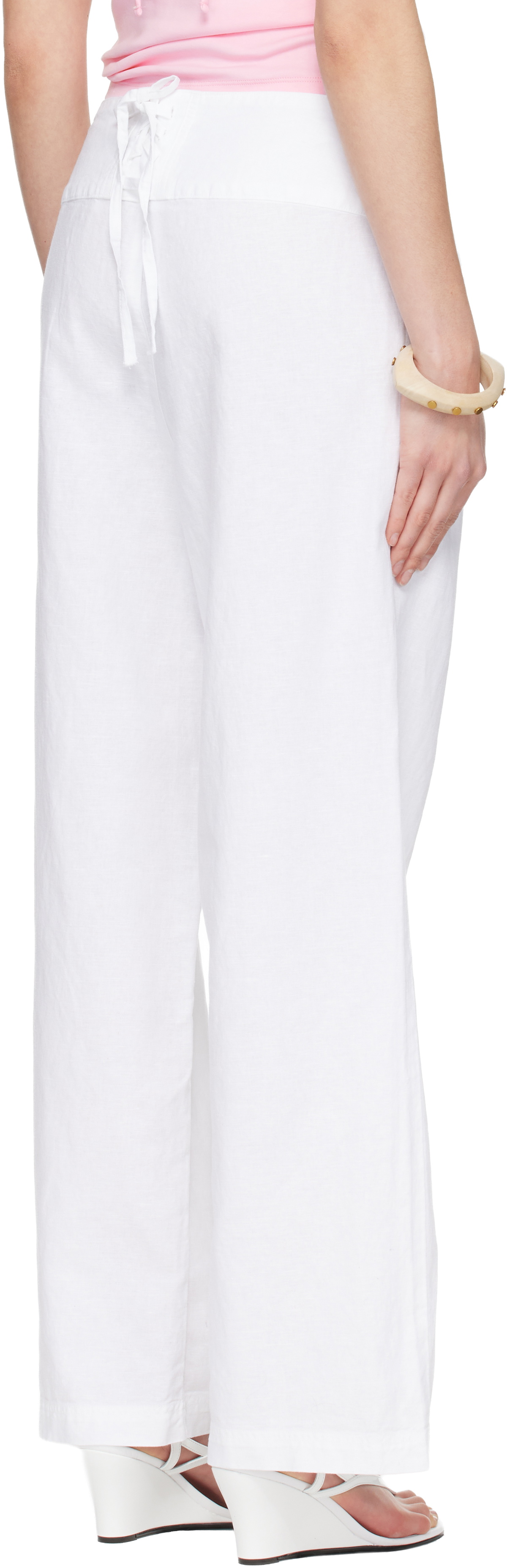 Gimaguas White Anna Trousers