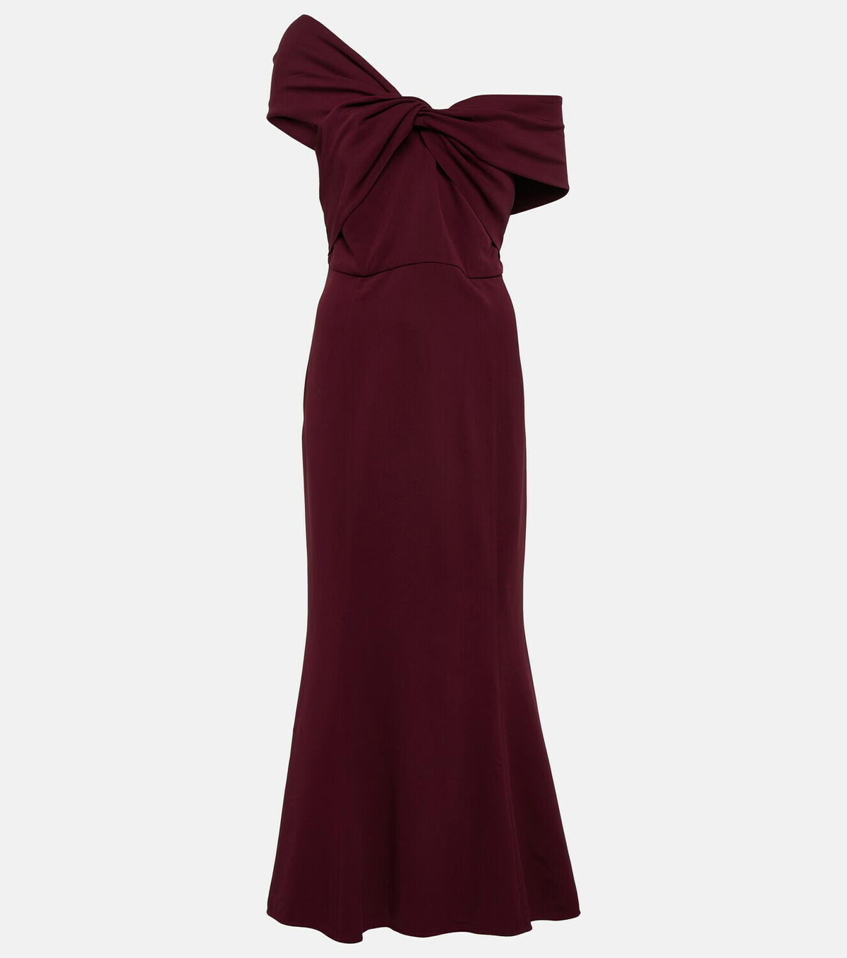 Roland Mouret Asymmetric cady midi dress Roland Mouret