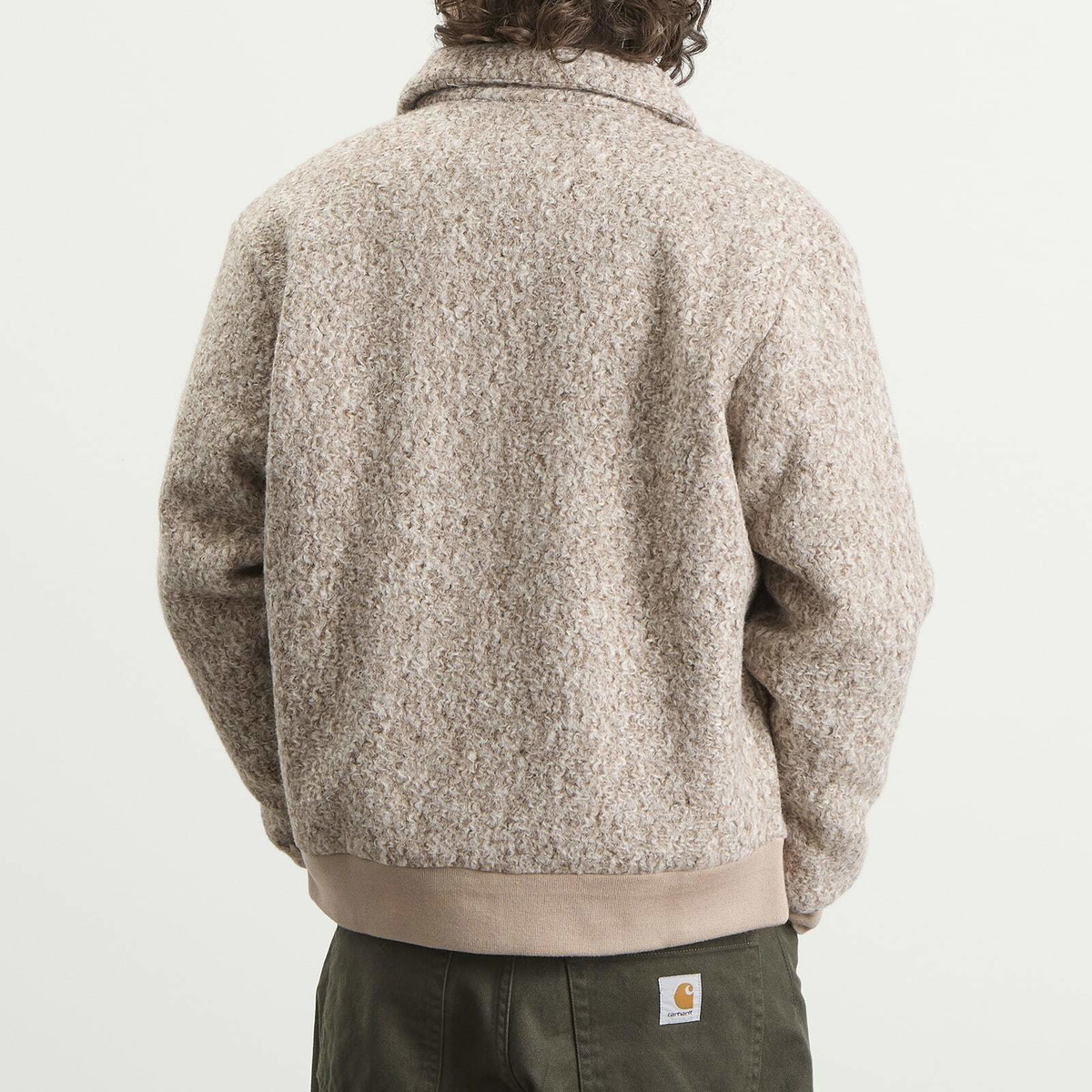 bound OATMEAL CLOUD JACKET Sサイズ ベージュ Bound Men's Cloud Textured Jacket in Oatmeal BOUND by Bond-Eye