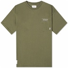 WTAPS Men's 27 Logo T-Shirt in Olive Drab