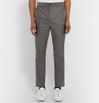 The Row - Grey LA Track Slim-Fit Tapered Cotton Trousers - Gray