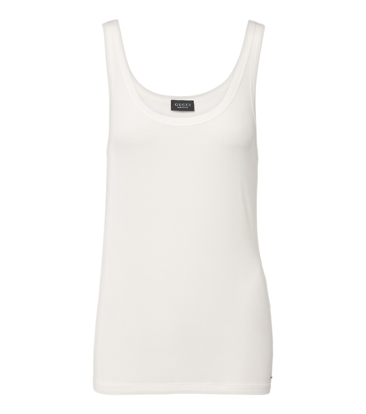 Photo: Gucci Ribbed tank