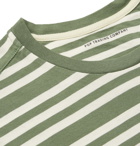 Pop Trading Company - Printed Striped Cotton-Jersey T-Shirt - Men - Green