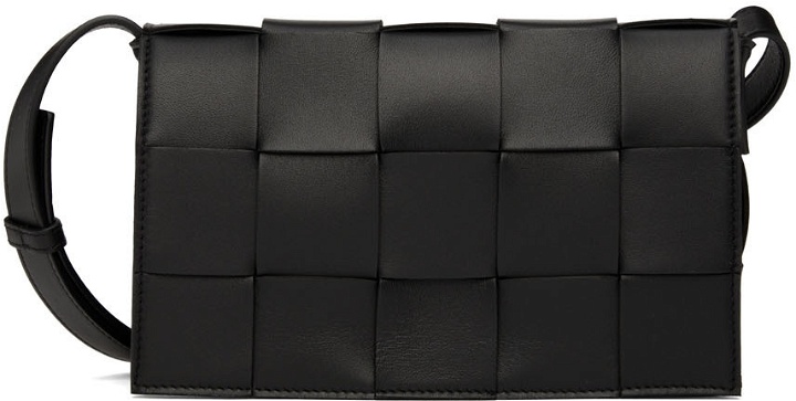Photo: Bottega Veneta Black Cassette Shoulder Bag