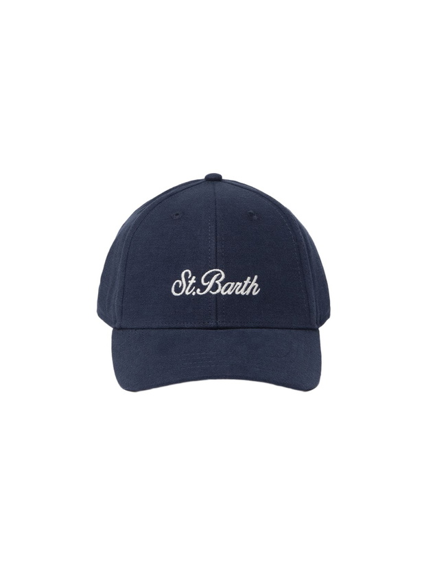Photo: MC2 Saint Barth Linen Embroidered Ball Cap Catcher