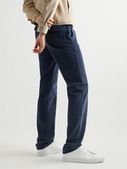 Massimo Alba - Ionio Straight-Leg-Fit Cotton-Corduroy Trousers - Blue