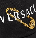 Versace - Logo-Embroidered Twill Baseball Cap - Black