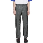 Prada Grey and Black Drawstring Trousers