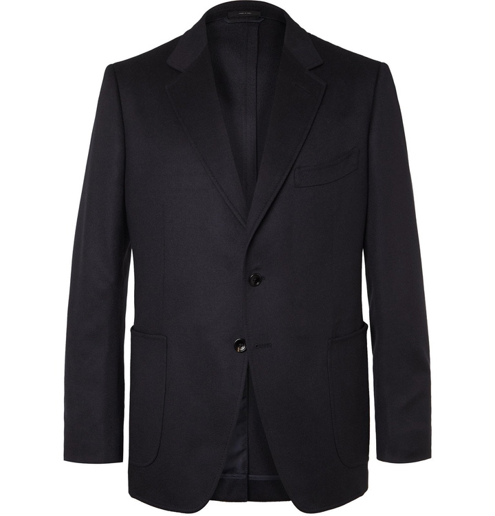 Photo: TOM FORD - Navy O'Connor Slim-Fit Cashmere Blazer - Blue