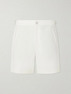 God's True Cashmere - Straight-Leg Linen-Twill Shorts - White