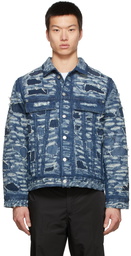 Givenchy Blue Classic 4G Rivet Denim Jacket