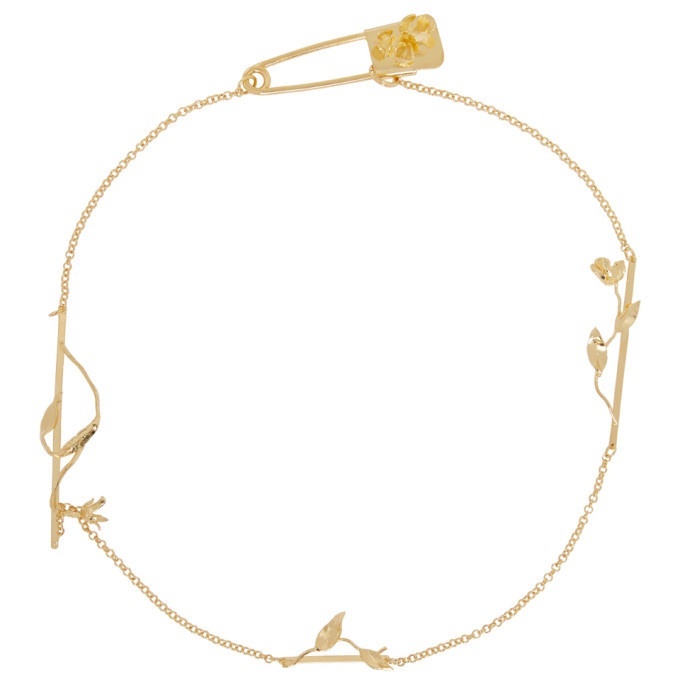 Photo: Rochas Homme Gold Pin Necklace