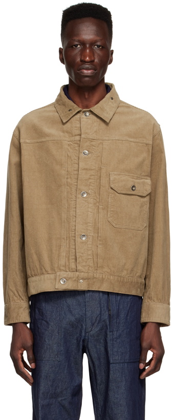 Photo: Engineered Garments Khaki Cotton Jacket