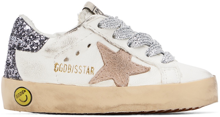 Photo: Golden Goose Baby Off-White Super-Star Sneakers