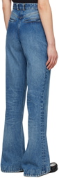 Aaron Esh Blue Faded Jeans