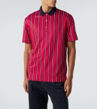 Valentino VLogo striped polo shirt