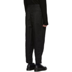 Comme des Garcons Homme Black Moleskin Trousers