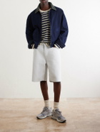 Aimé Leon Dore - Corduroy-Trimmed Denim Jacket - Blue