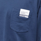 Neighborhood Men's Long Sleeve Classic Pocket T-Shirt in Navy