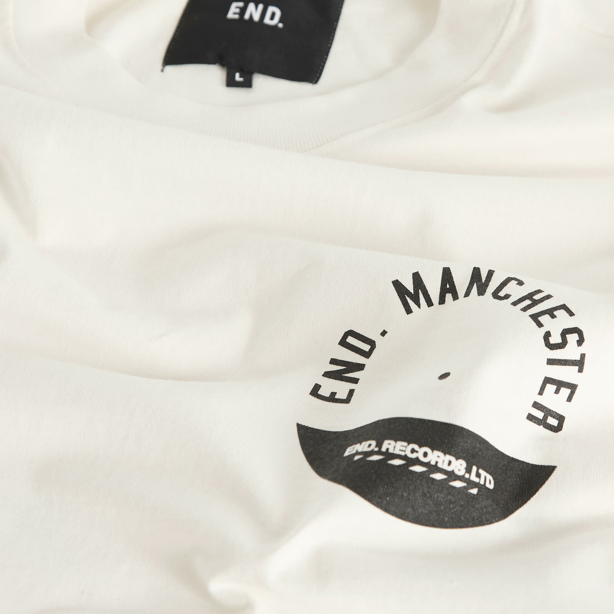 END. City Series 2.0 Manchester T-Shirt in Ecru