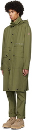 Moncler Grenoble Khaki Steig Coat