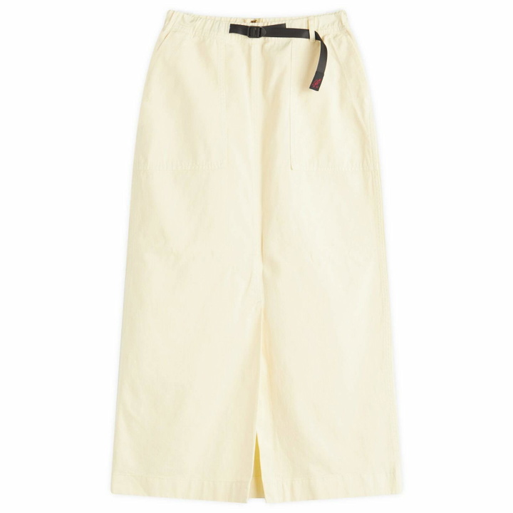 Photo: Gramicci Women's Long Baker Skirt in Lemon