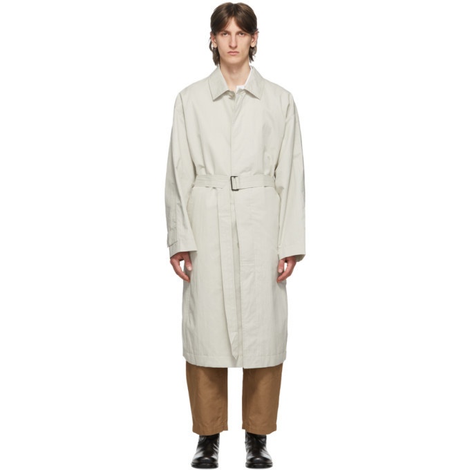 Photo: Lemaire Off-White Belted Overcoat