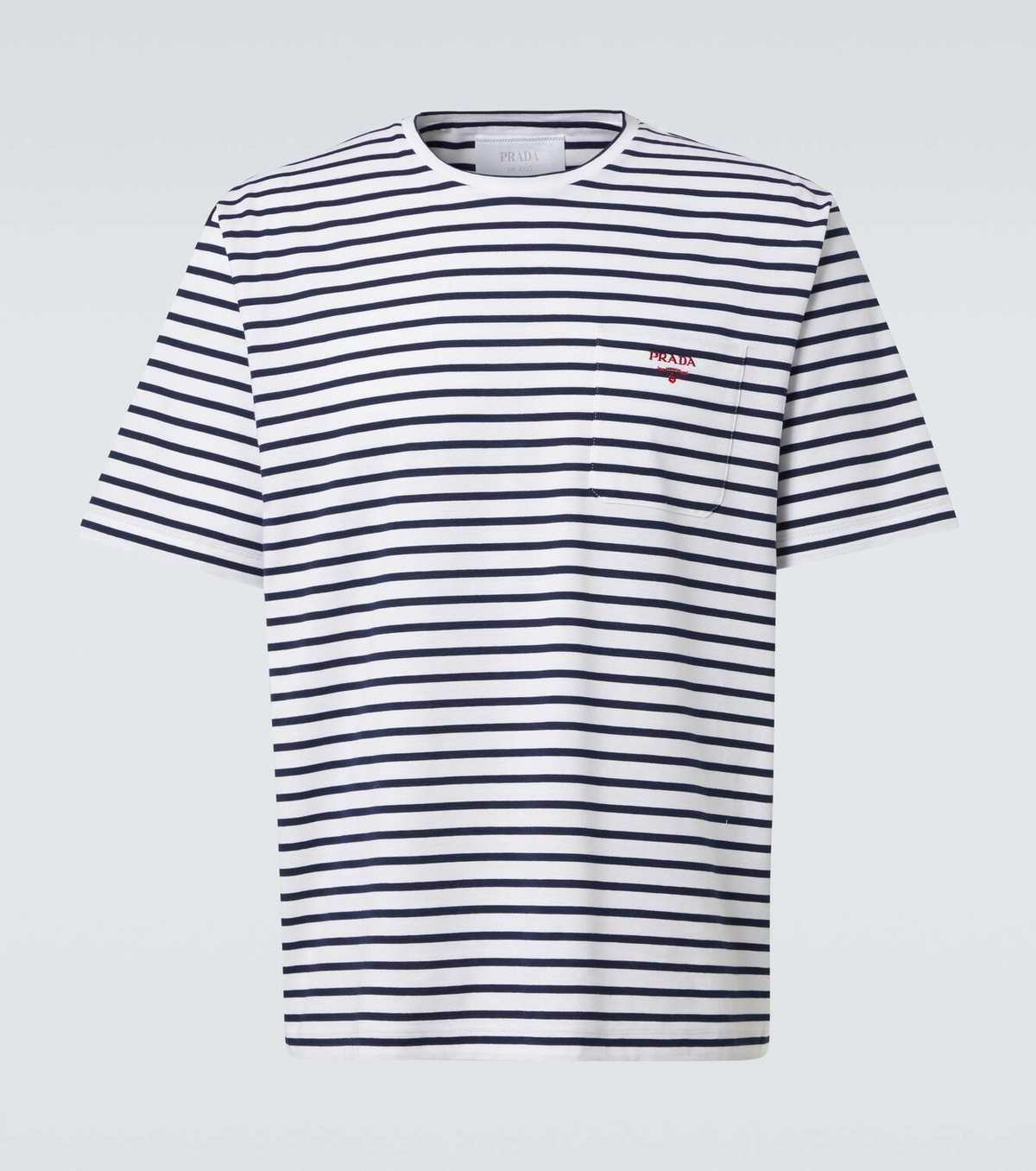 Prada Striped cotton jersey T-shirt Prada