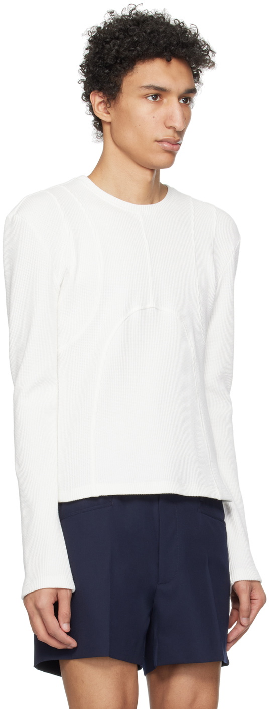 K.NGSLEY White Dani Long Sleeve T-Shirt