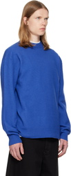 Jil Sander Blue Wool Sweater
