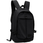 Hugo Black Logo Patch Backpack