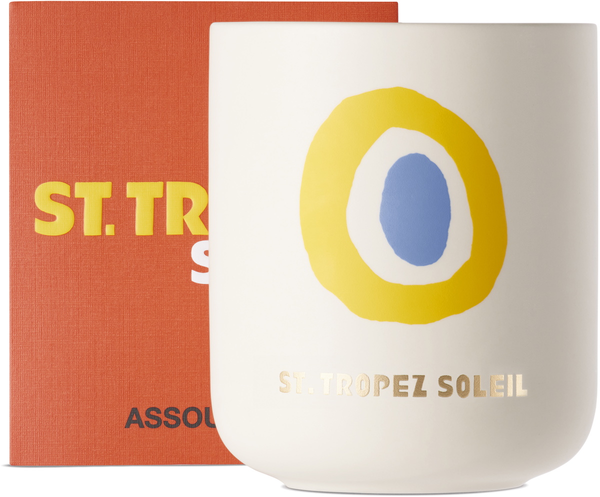Assouline Travel From Home St. Tropez Soleil Candle, 319 g