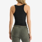 Joah Brown Women's Henley Tank Top in Vintage Black