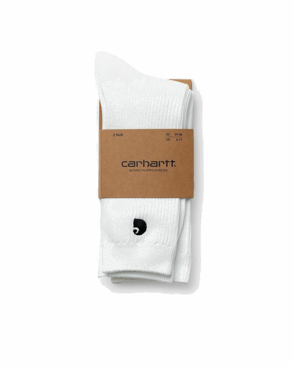 Photo: Carhartt Wip Madison Pack Socks White - Mens - Socks