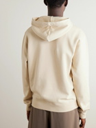 Jacquemus - Logo-Appliquéd Cotton-Jersey Hoodie - Neutrals