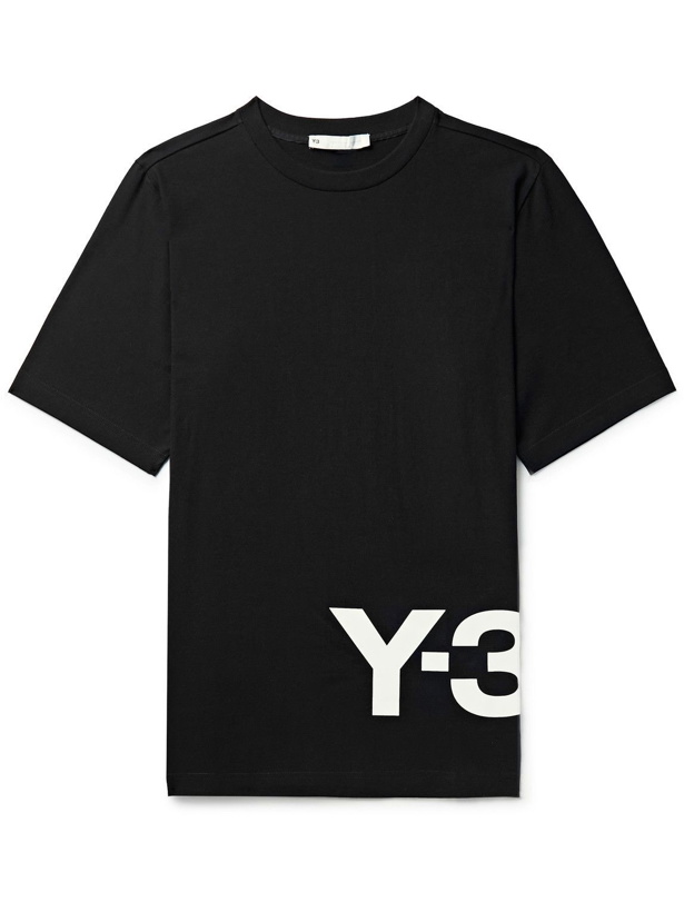 Photo: Y-3 - CH1 Logo-Print Cotton-Jersey T-Shirt - Black