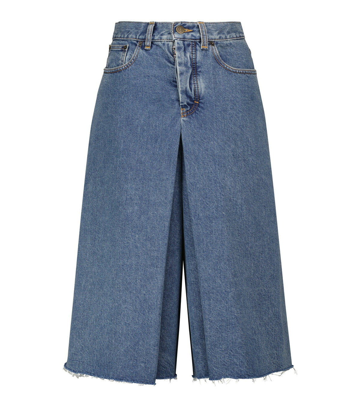 Maison Margiela - High-rise denim culottes Maison Margiela