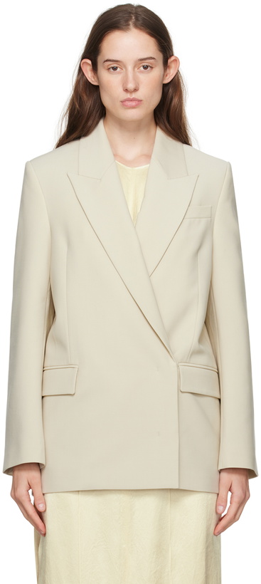 Photo: CAMILLA AND MARC Beige Petra Blazer