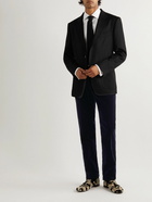 Ralph Lauren Purple label - Gregory Straight-Leg Cotton-Velvet Suit Trousers - Blue