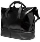 Givenchy - Jaw-Textured Coated-Canvas and Full-Grain Leather Holdall - Men - Black