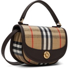 Burberry Brown & Beige Mini Highlands Bag​