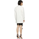 Unravel White Oversized Blazer