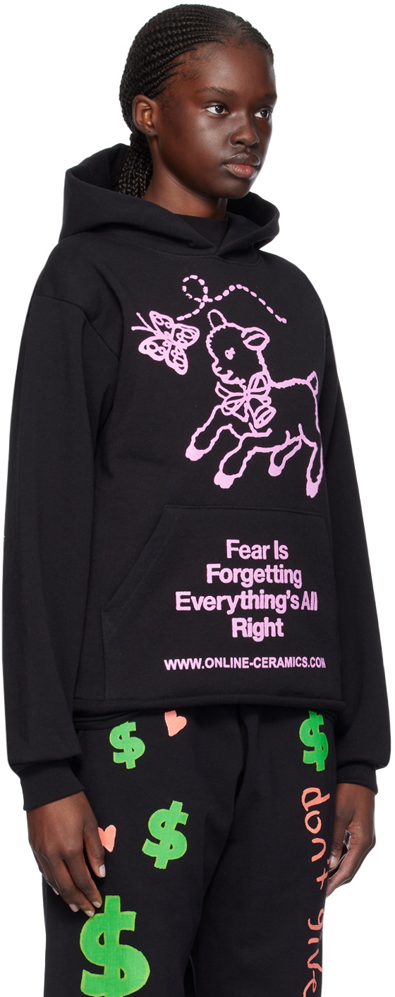 Online Ceramics Black F.E.A.R. Hoodie