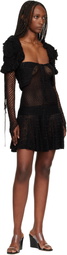 Judy Turner Black Dandae Minidress