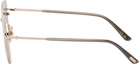 TOM FORD Rose Gold Navigator Sunglasses