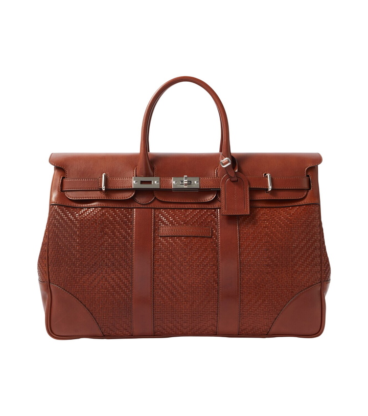 Photo: Brunello Cucinelli Country leather tote bag